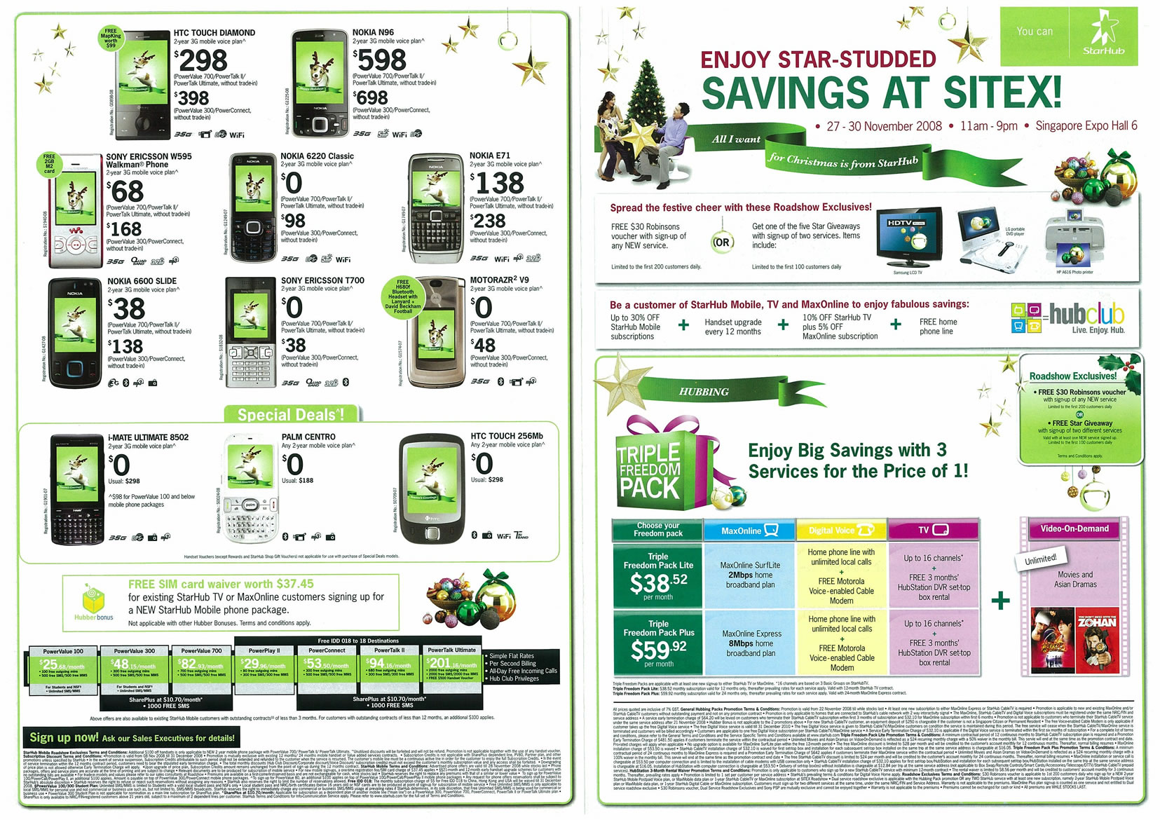 Sitex 2008 price list image brochure of Starhub 01 Page 1 - Vr-zone Tclong