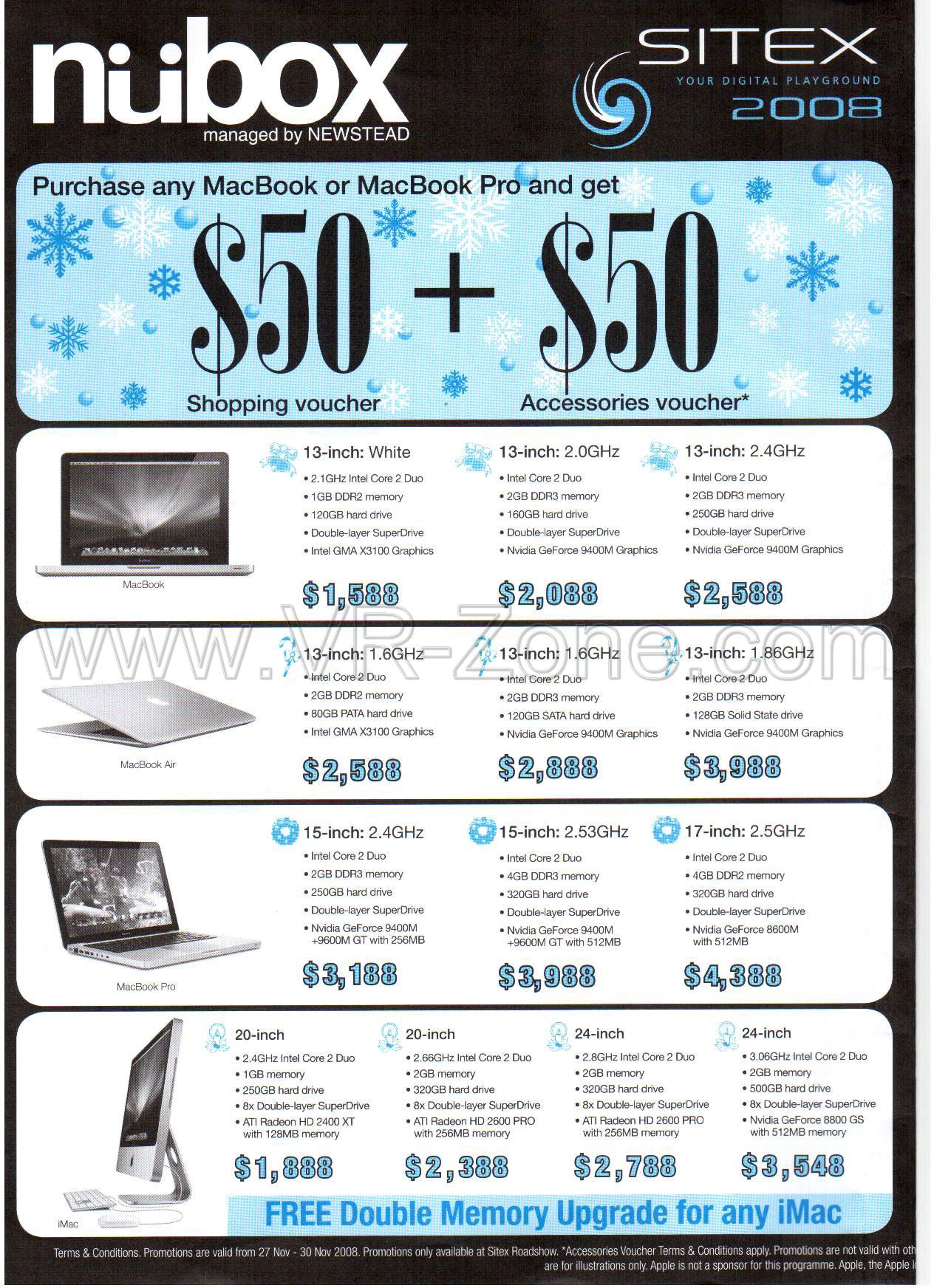 Sitex 2008 price list image brochure of Apple Nubox 1