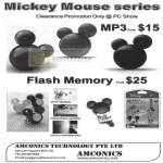 Mickey Mouse Mp3 Player Flash Memory