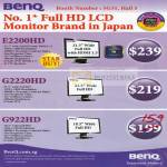 LCD Monitor E2200HD G2220HD G922HD