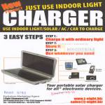 Indoor Light Portable Solar Charger