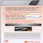 LG Digital Photo Frame Platinum MasterCard