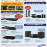 Samsung DVD Home Theatre Wireless Blu Ray Room Micro Player