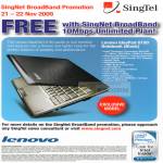 Singtel Singnet Broadband 10Mbps Lenovo IdeaPad U150