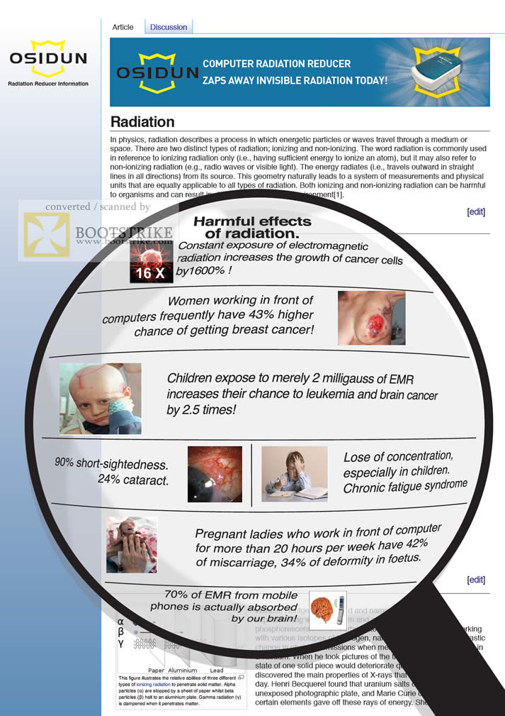 Sitex 2010 price list image brochure of Powerlink Osidun Computer Radiation Reducer Harmful Effects