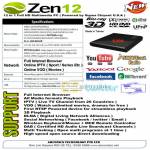 Zen12 Media Player PC Sigma Blu Ray 3D HD DVD UPNP Youtube