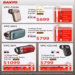 Sanyo Video Camcorders VPC CG20 GH1 SH1 CG100