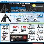 Velbon Carbon Fiber Tripod Geo Ultra Pole Pod Luxi Maxi