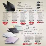 Notebooks Vaio Z Series S Series VPCZ139GG VPCZ135GG VPCS137GG VPCS135FG