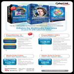 Cyberlink Software PowerDirector 10, PowerDVD 11 Ultra, Media Suite 9 Ultra, Media Suite 9 Centra, DVD, Blu-Ray