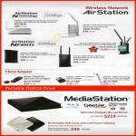 NAS Wireless Network Airstaton, Nfiniti, USB Adapter, MediaStation, DVD Portable Drive, External Storage