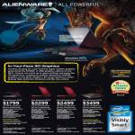 Notebooks Alienware M11X-2545DG-W7P, M14X-267451G-W7P, M14x-267673G-W7P, M17X-286871G-W7P