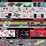 Gear4 Angry Birds Casing, Earphones GP08, GP07i, GP07, GP06i, GP06 Earz, GP05 Earz, Power WorldTour, UrbanEars Plattan