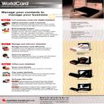 WorldCard Business Card Reader Scanner Features