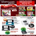 Nintendo 3DS Console, DS Lite, Mario Kart, Super Street Fighter IV, Zelda Ocarina, Super Mario Land, Cooking Mama 3D