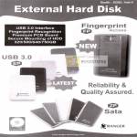 External Storage USB3, ZP Sata, EP, Fingerprint Access FP