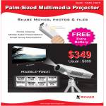 Portable Palm Sized Projector