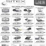 SITEX 2011 Daily Special Deals