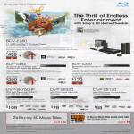 Sony Blu-Ray Home Theatre System BDV-E380, BDP-S485, BDP-S380, Midi DVD Player DVP-SR750HP, DVP-SR320, DVP-SR120