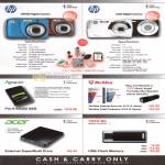 Various HP CW450 Digital Camera, HP S300, Apacer, Mcafee, Acer External DVD Optical Drive, Toshiba Flash Memory