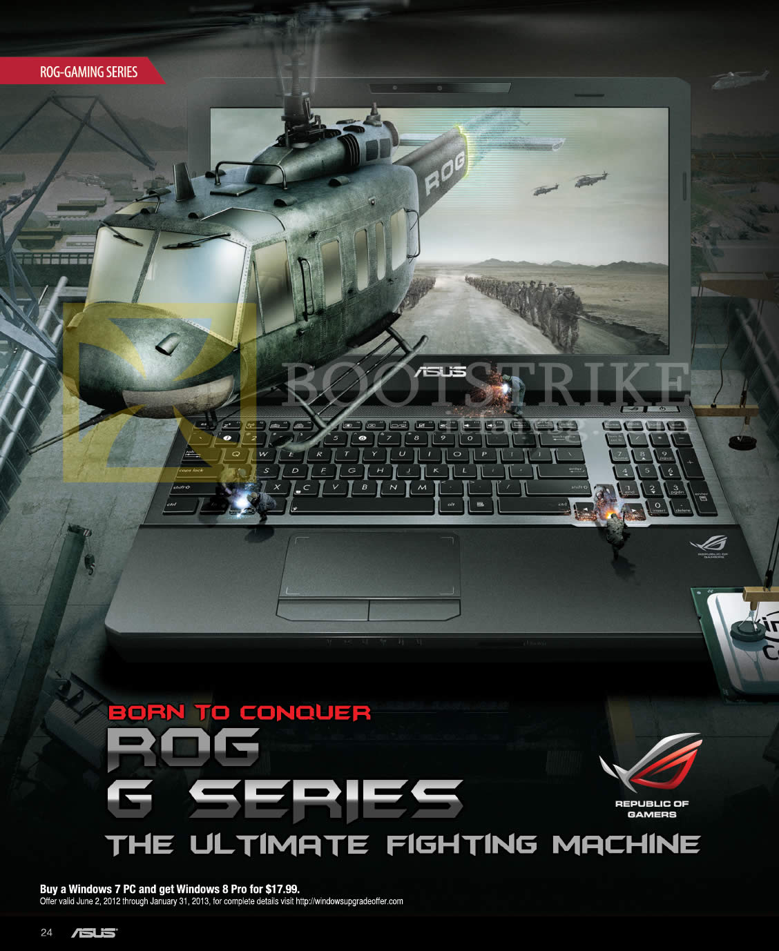 SITEX 2012 price list image brochure of ASUS Notebooks ROG G SERIES