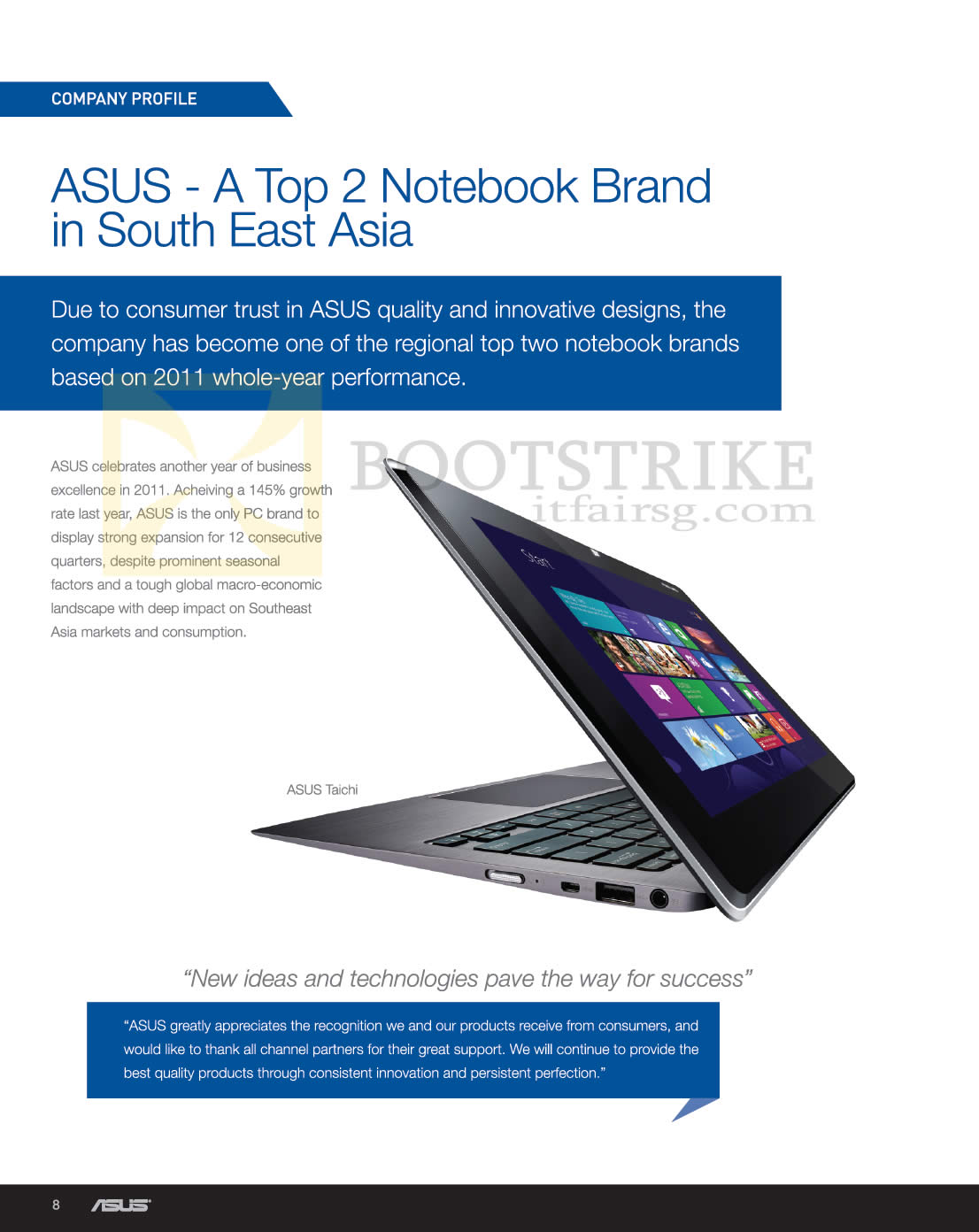 SITEX 2012 price list image brochure of ASUS Notebooks Top 2 Notebook Brand In South East Asia