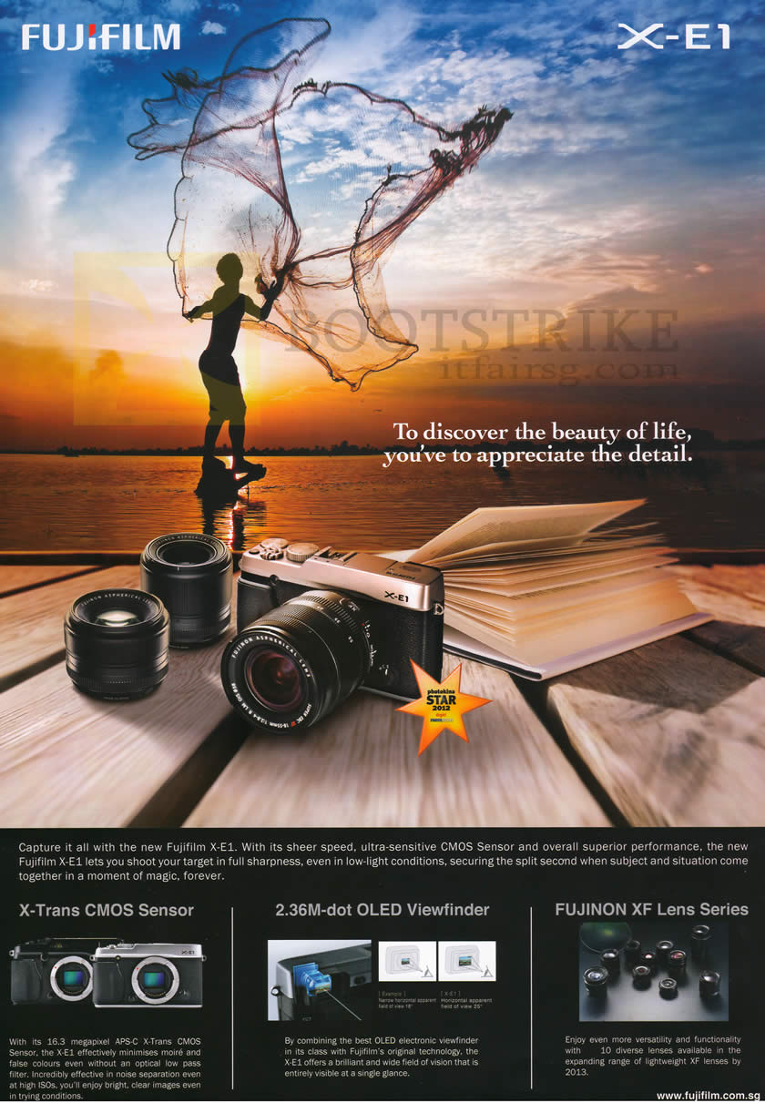 SITEX 2012 price list image brochure of Fujifilm Digital Camera X-E1