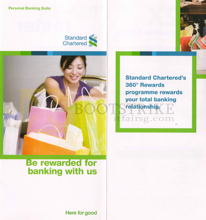 SITEX 2012 price list image brochure of Standard Chartered Credit Card 360 Rewards Programme