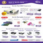 Benq Projectors W1100 W1200, CP100, Scanners CP60 CP70, MX763, MX761, MX812ST, MX880UST, MP780ST