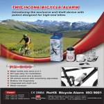 RS-B100 Bicycle Alarm Anti Theft Water Bottle