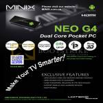 MiniX Neo G4 Android Dual Core Pocket PC Mini Desktop PC