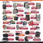 Clik Camera Bags Accessories Tropfen, Venture, Escape, Jet Pack, Contrejour, Sprint, Hama Sorento, Naneu Correspondent