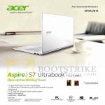 Acer Aspire S7 Ultrabook Notebook Specifications