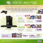 Xbox 360 Holiday Console Bundle Kinect 4GB, 250GB, Dance Central 3, Kinect Sports Ultimate