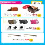 Digital Camera Pen Accessories Mini Leather Cooper Bag, Suit Case, Fabric Neck Strap