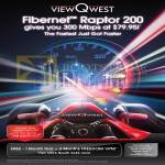 Viewqwest Fibre Broadband Free Apple TV, Fibernet Raptor 200, Freedom VPN