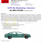 GPS Re-Rediating Antenna SBG-190