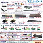 TP-Link Networking Wireless Routers, Switch, Power Over Ethernet PoE, USB Adapters, PCI, Kanvus, MyGica, Keyboard, Life 106