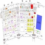 Floor Plan Map Full Hall 4B, Hall 5, Hall 6, Singapore Expo SITEX 2013