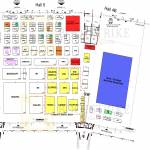 Floor Plan Map Hall 4B, Hall 5, SITEX 2013