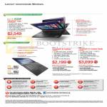 Notebooks Thinkpad Yoga, X1 Carbon, X1 Carbon Touch