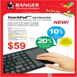 Systems Tech Ranger TouchPad Plus Keyboard Wireless