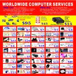 Worldwide Computer Services Accessories, Hard Disk Docking Station, 3G Dongle, FM Transmitter, Powerbank, Notebook Cooler, Screen Protector