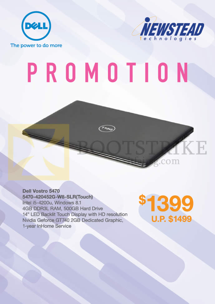 SITEX 2014 price list image brochure of Dell Newstead Notebook Vostro 5470 5470-420452G-W8-SLR