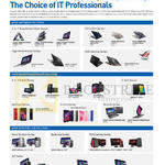 Choice Of IT Professionals, Notebooks, Smartphones, Tablets, Desktop PCs, AIO Desktop PCs