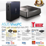 Desktop PCs VivoPC VM62N, VM42, Chrome Box CN60