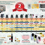 ACTi Foscam Stand Alone Network IP POE WiFi Camera FI8909W, FI8918W, FI8910W, FI9821W, FI9831W, FI 9826W, FosBaby, FI9851P, FI8904W, FI8906W