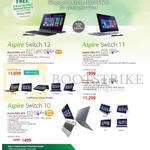 Notebooks Aspire Switch 12, SW5-271, SW5-171, Switch 10 SW5-012