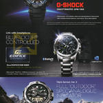 Wrist Watches G-Shock, Edifice, Pro Trek