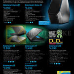 Notebooks, Desktop PCs Alienware Area 51, 14, 17, 18